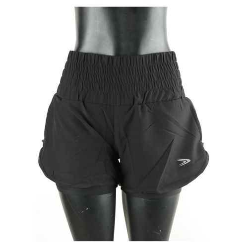 Pantaloneta Jugados, Licra color negro -Talla L