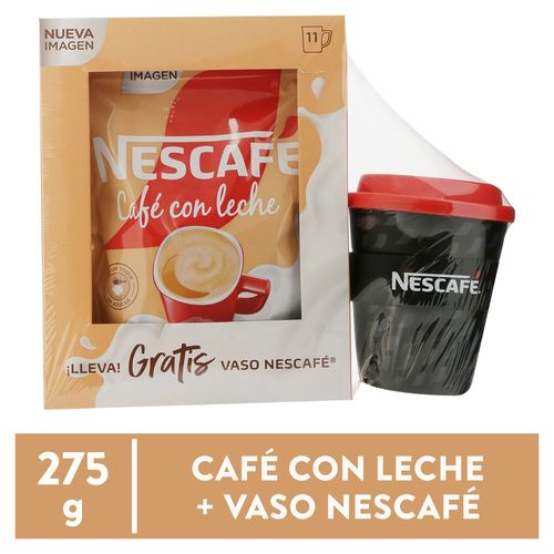 Pack Nescafe Con Leche Mas Vaso 275g