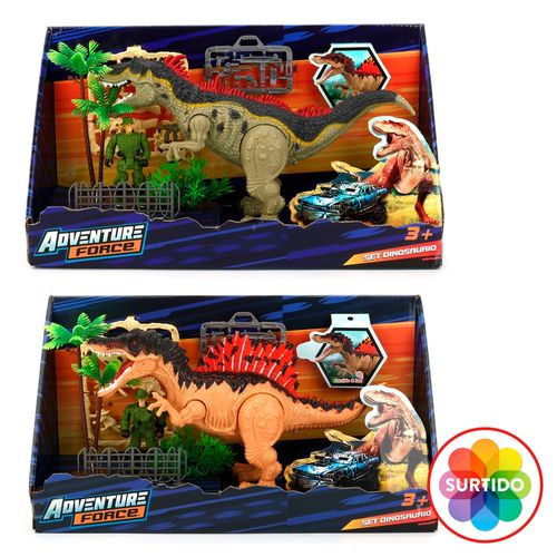 Juego Adventure Force dinosaurio con luz y sonido