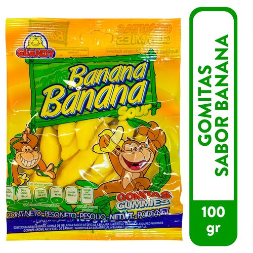 Gomitas Guandy Sabor Banana - 100 g