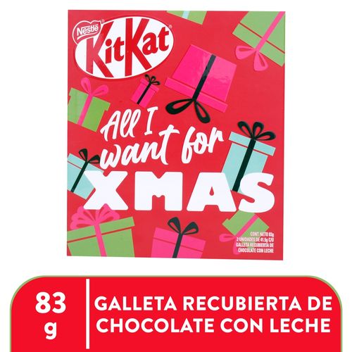 Chocolate Kit Kat Pack Navidad 83 gr