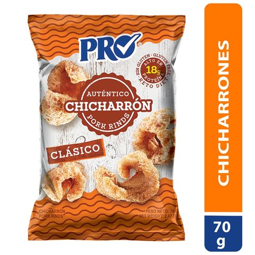 Chicharrón Pro natural sal -70 g