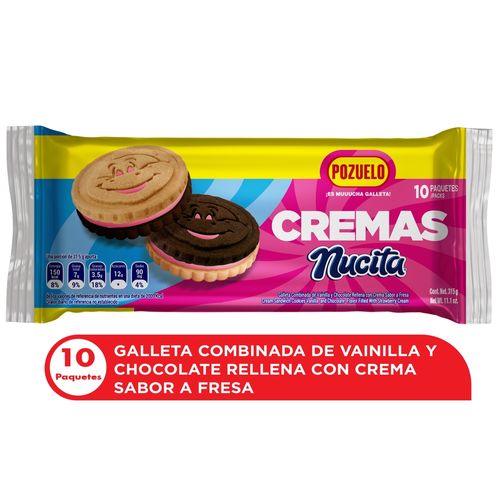 Galletas Nucita Cremas - 315 g