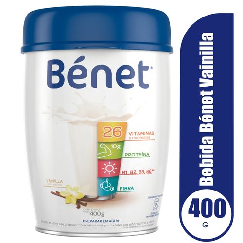 Complemento Benet sabor vainilla - 400 g