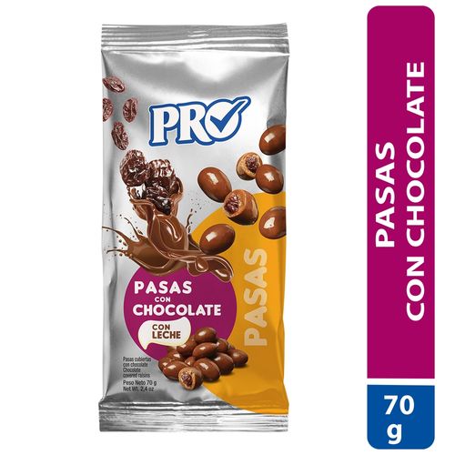 Pasas Pro con chocolate -70 g