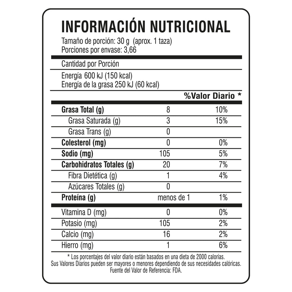 Comprar Yuca Pro crema de cebolla -110 g | Walmart Costa Rica ...