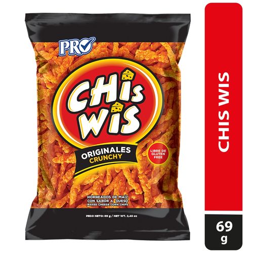 Snack Pro chiswis original sabor queso - 69 g