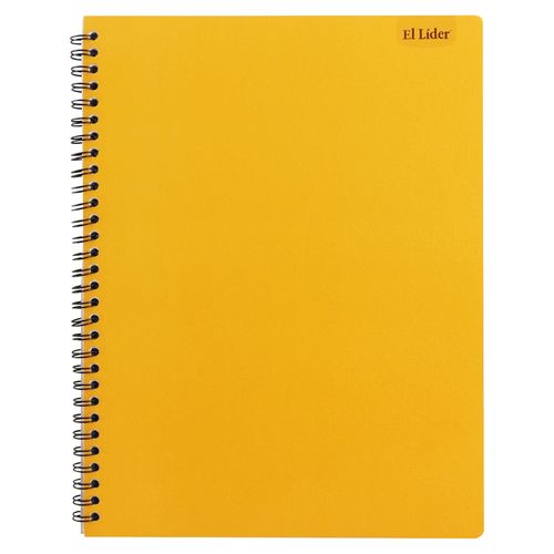 Cuaderno El Lider Espiral Grande 80H Kraft