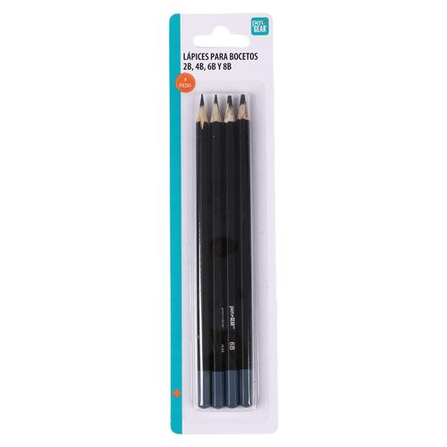 Lápiz Pen Gear para bocetos -4 uds