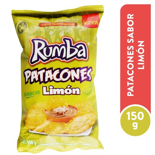 Snack Rumba patacones sabor limón y sal - 150 g