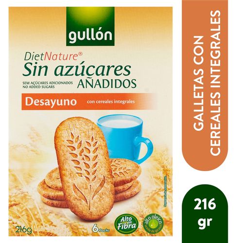 Galleta Gullon cereales integrales - 216 g