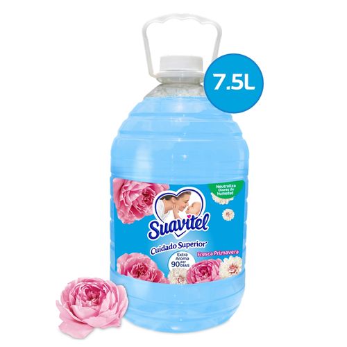 Suavizante de Telas Suavitel, Cuidado Superior Fresca Primavera -7.5 L