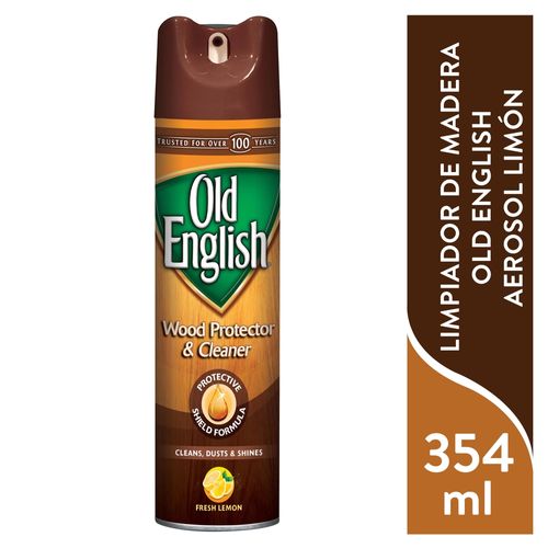 Limpiador De Madera Old English  Aerosol Limón -354ml