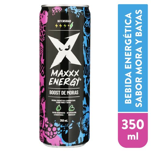 Bebida Maxxx Energy Mora Berris 350ml