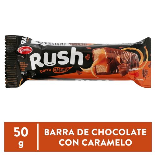 Chocolate en barra Gallito rellena de caramelo - 50 g