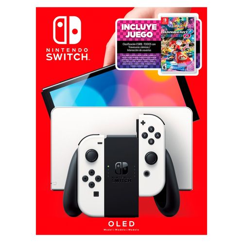 Nintendo Switch OLED Model Mario Kart™ 8 Deluxe Bundle (Physical Game Included)