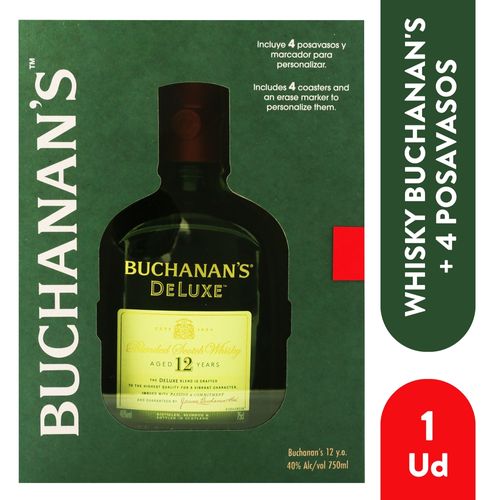 Buchanans 12 Anos 750ml Posavasos