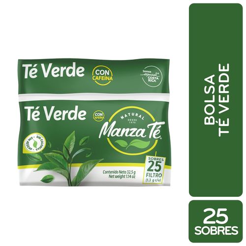 Té Verde Manzate 25 Sobres - 32.5 g