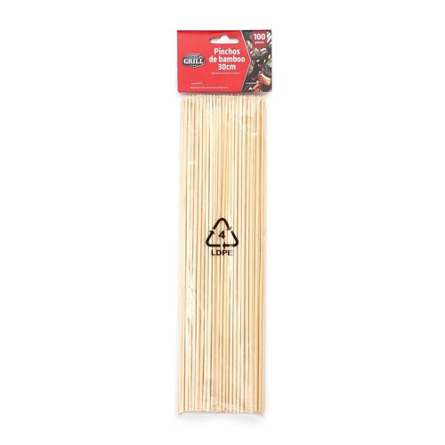 Pinchos Expert Grill de bamboo -12 pulgadas