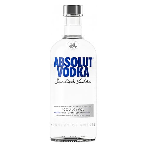 Vodka suizo Absolut botella - 750 ml