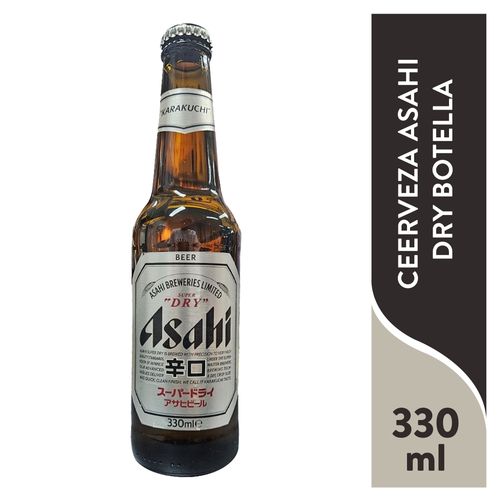 Cerveza Asahi Industry dry botella -330 ml