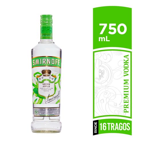 Vodka Smirnoff Green Apple -750 ml