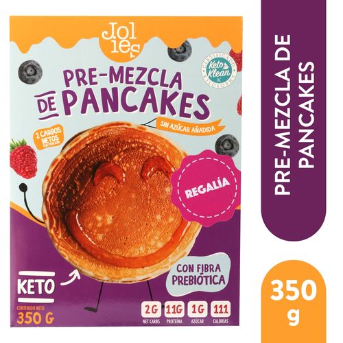 Premezcla pancakes Jolies 100% Fuente de fibra prebiótica natural - 350 g