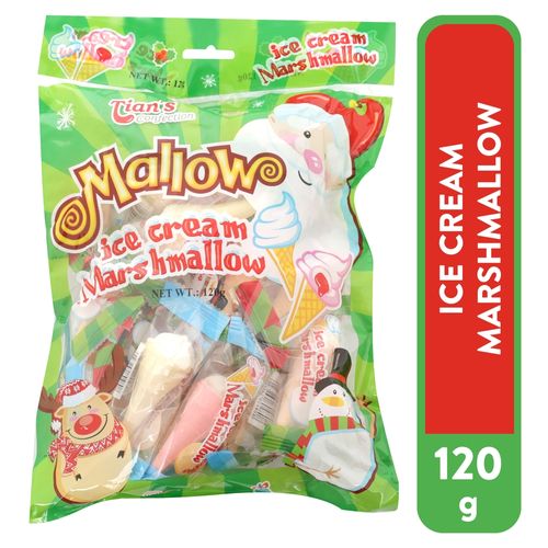 Marshmallow Tian's Ice Cream Navidad 120 gr