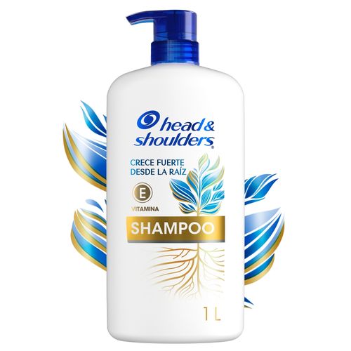 Shampoo Head & Shoulders Crece Fuerte desde la Raíz Control Caspa - 1000 ml