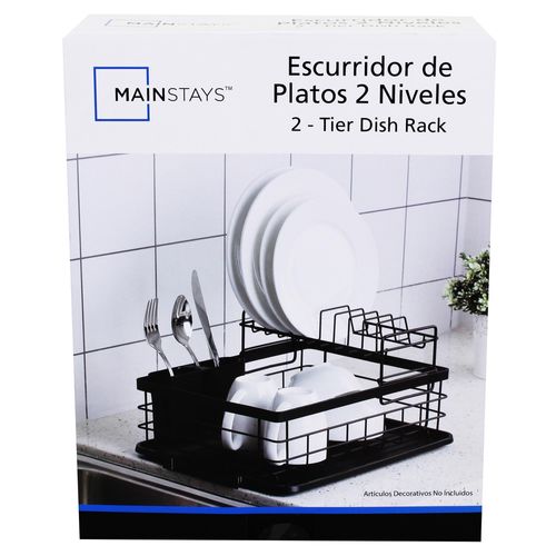 Escurridor De Platos 2 Niveles Mainstays