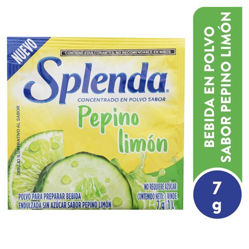 Bebida Polvo Splenda Pepino Limon 7gr