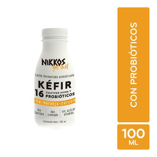 Leche fermentada Nikkos Kéfir con probióticos -100 ml