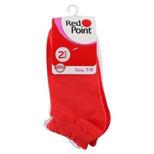 Calcetin Nina 0484 2P 7 9 Coral