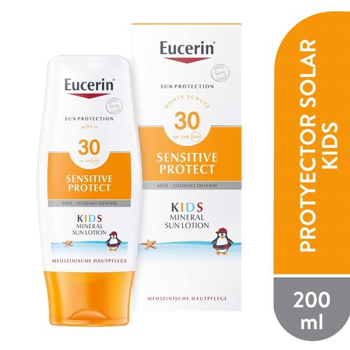 Protector solar Eucerin kids toque seco - 200 ml