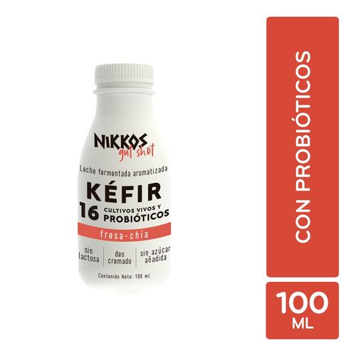 Leche fermentada Nikkos Kéfir con probióticos -100 ml