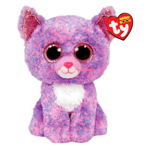 Ty Beanie Boos Cassidy Gato Lavanda Medi