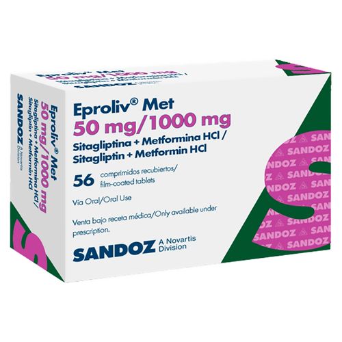 Eproliv Met 50 1000Mg X56 Comp