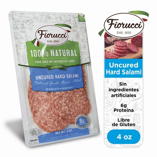 Salami Fiorucci Duro 100% Natural - 113Gr