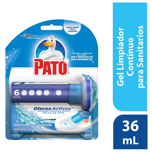 Discos Pato Baños Activos Brisa De Mar Con Un aplicador - 36ml