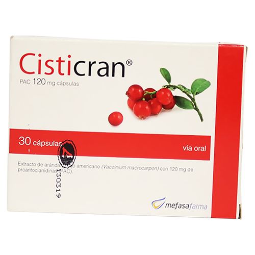 Cisticran 120Mg, Precio indicado por unidad