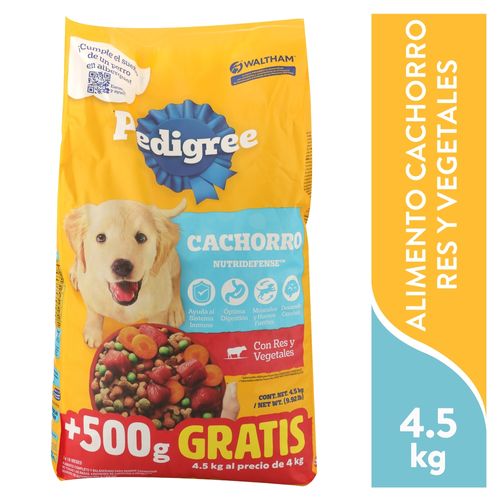 Alimento Pedigree Ppy 4500gr Mas 500