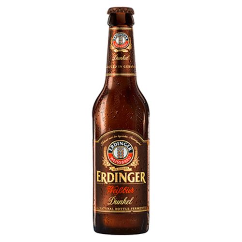 Cerveza Erdinger Dunkel Negra Alc 330ml