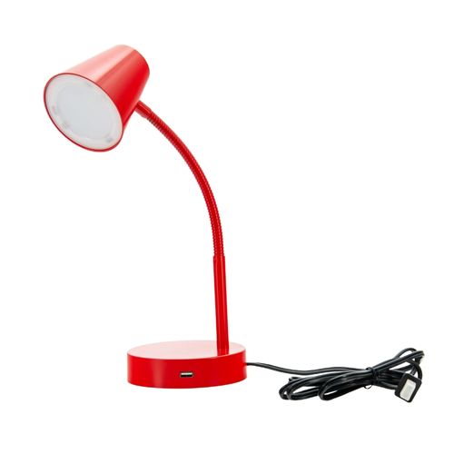 Lámpara Mainstays Led para escritorio con puerto USB