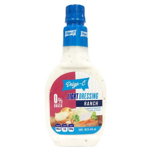 Aderezo Delga-C Ranchero Sin Grasa -443ml