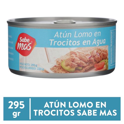 Atún Sabemas Trocitos En Agua -295gr