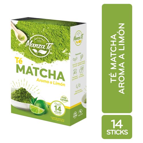 Té Manzaté Matcha Aroma A Limón - 42g