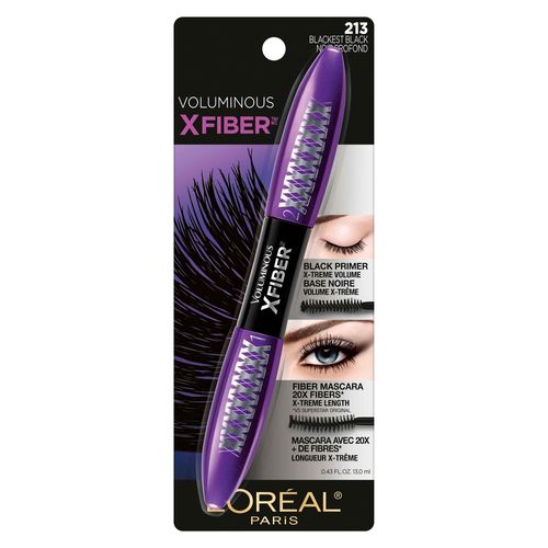 Máscara Para Pestañas L'Oréal Paris X Fiber A Prueba De Agua -13ml