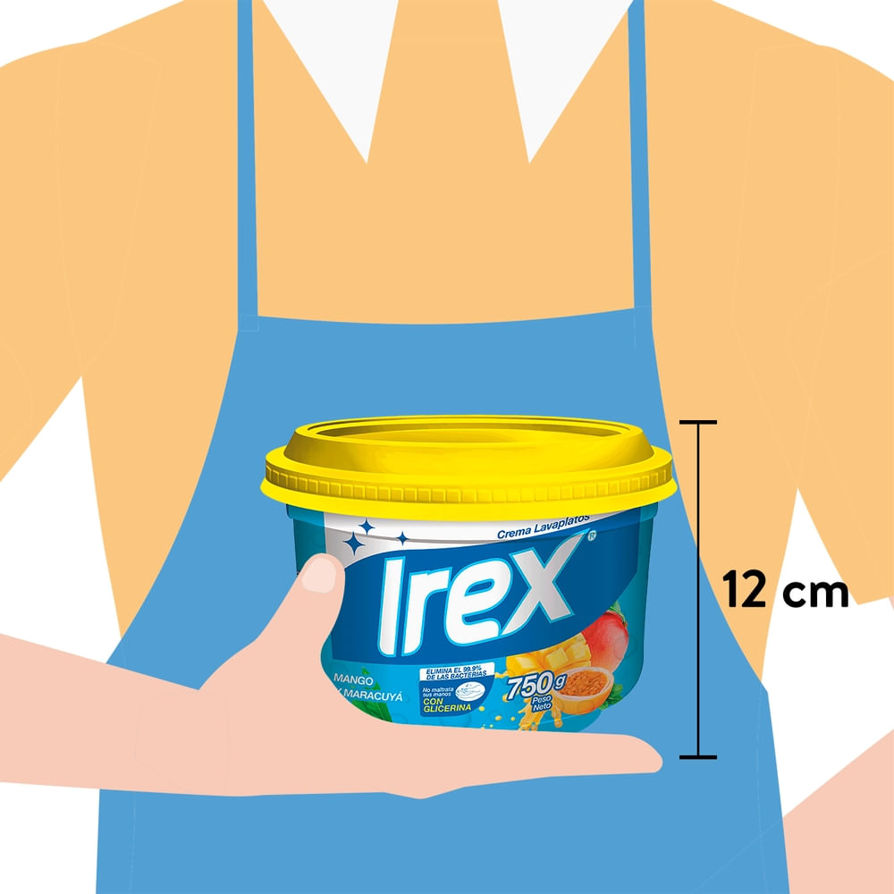 Comprar Lavaplatos Irex Crema Mango Maracuyá - 750 g | Walmart
