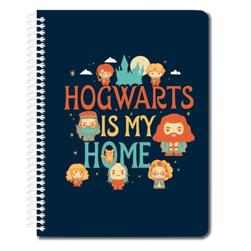Cuaderno Nottas Pro Hogwarts My Home 3 Materias - 120 Hojas