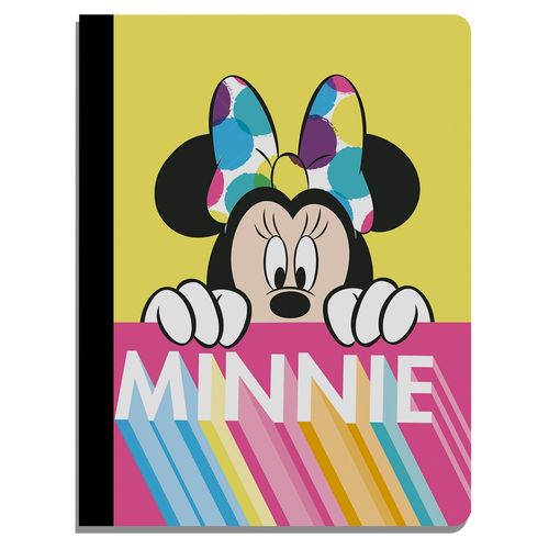 Cuaderno Minnie Mouse Cosido Grande Rayas - 100 Hojas